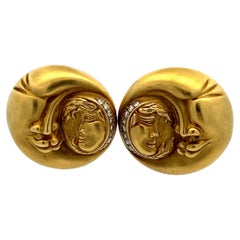 Boucles d'oreilles à clip diamant