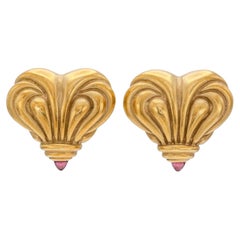Vahe Naltchayan Gold Heart Earrings