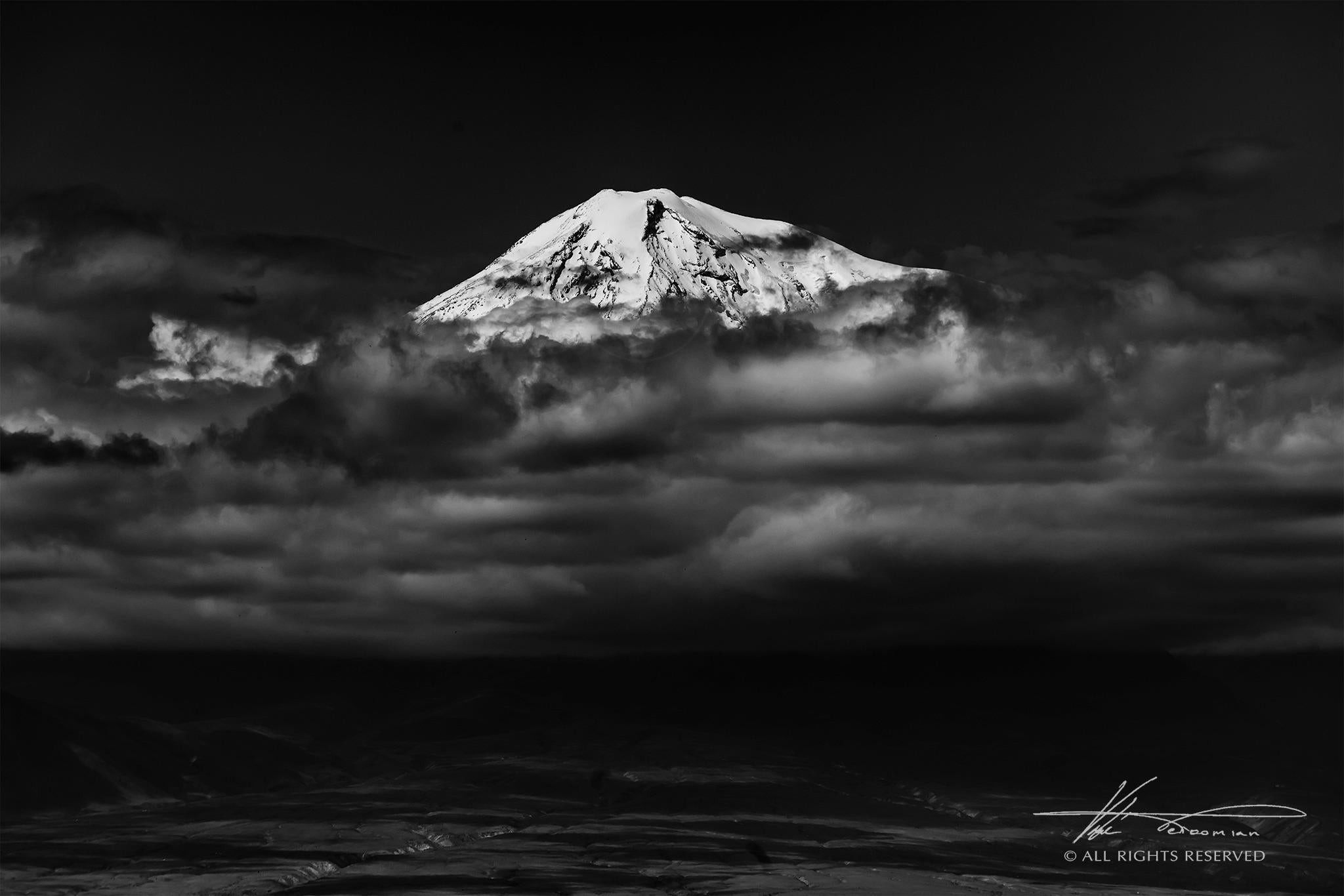 Vahé Peroomian Landscape Photograph - Contemporary Photograph, More Majestic than Everest, Armenia view.