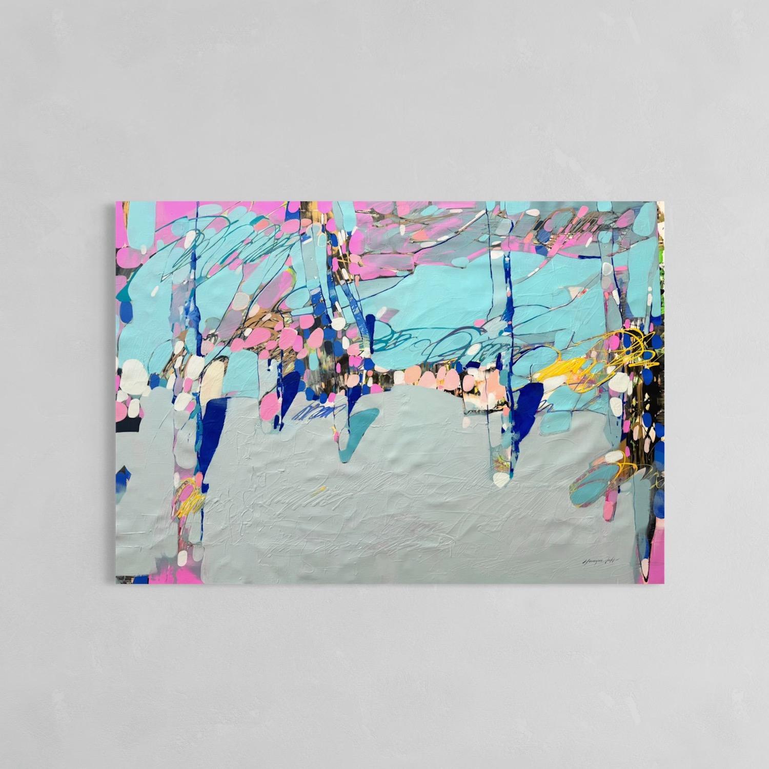 Abstracted Roots Modern Art, Original oil Painting, Ready to Hang For Sale 6