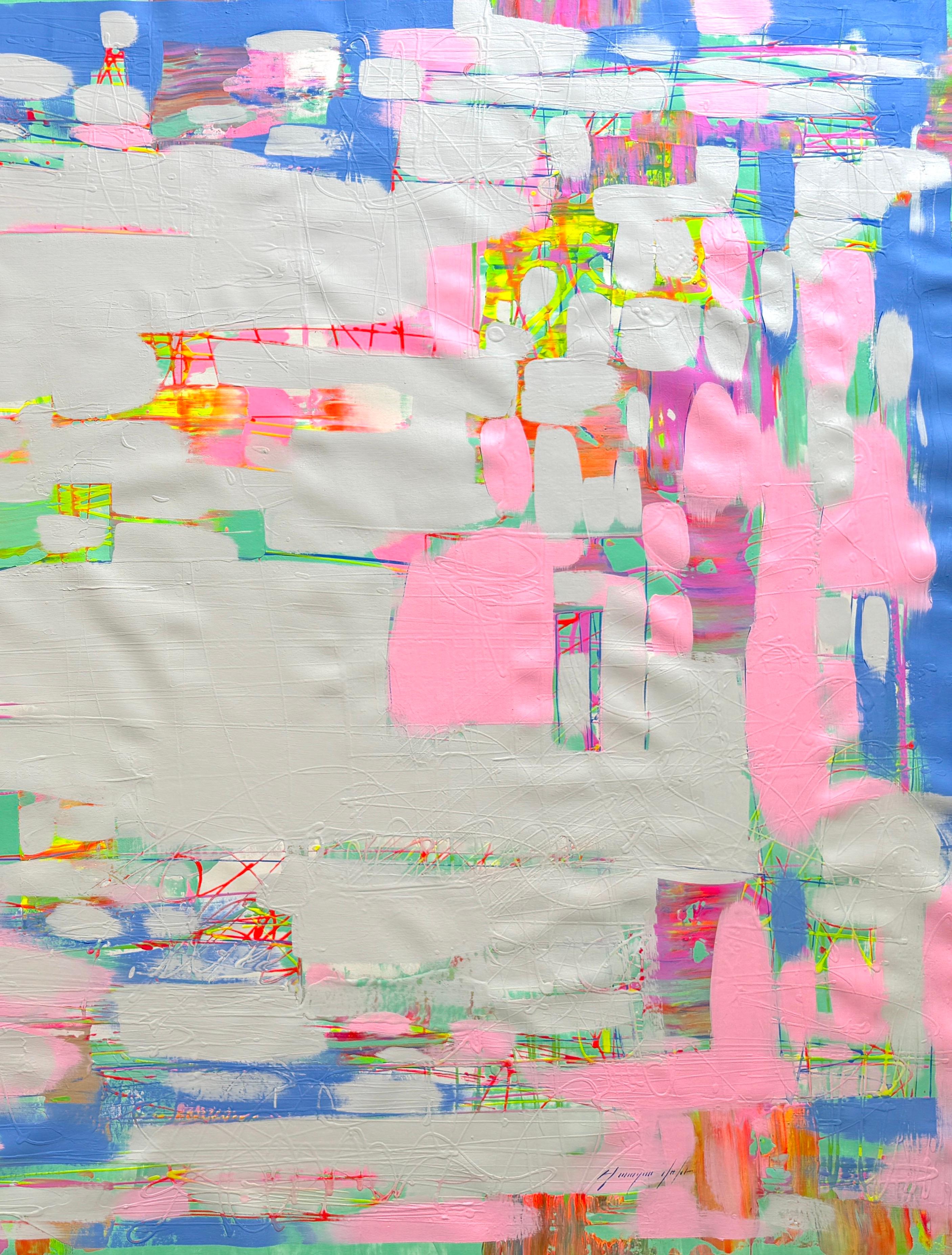 Abstract Original Painting, Large Size White Interior Ready to Hang
Artist: Vahe Yeremyan 
Work: Original Oil Painting, Handmade Artwork, One of a Kind 
Medium: Acrylic on Canvas 
Year: 2024
Style: Contemporary Art, 
Title: Adrift 2,
Size: 42