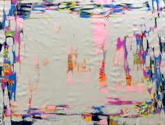 Adrift 3 Abstract Original Painting, Large Size Ready to Hang