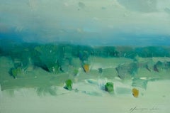 Dopo la pioggia, Pittura ad olio originale, pronta da appendere