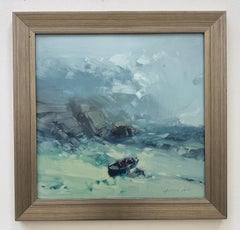 After Storm Impressionism Original oil Painting, Ready to Hang