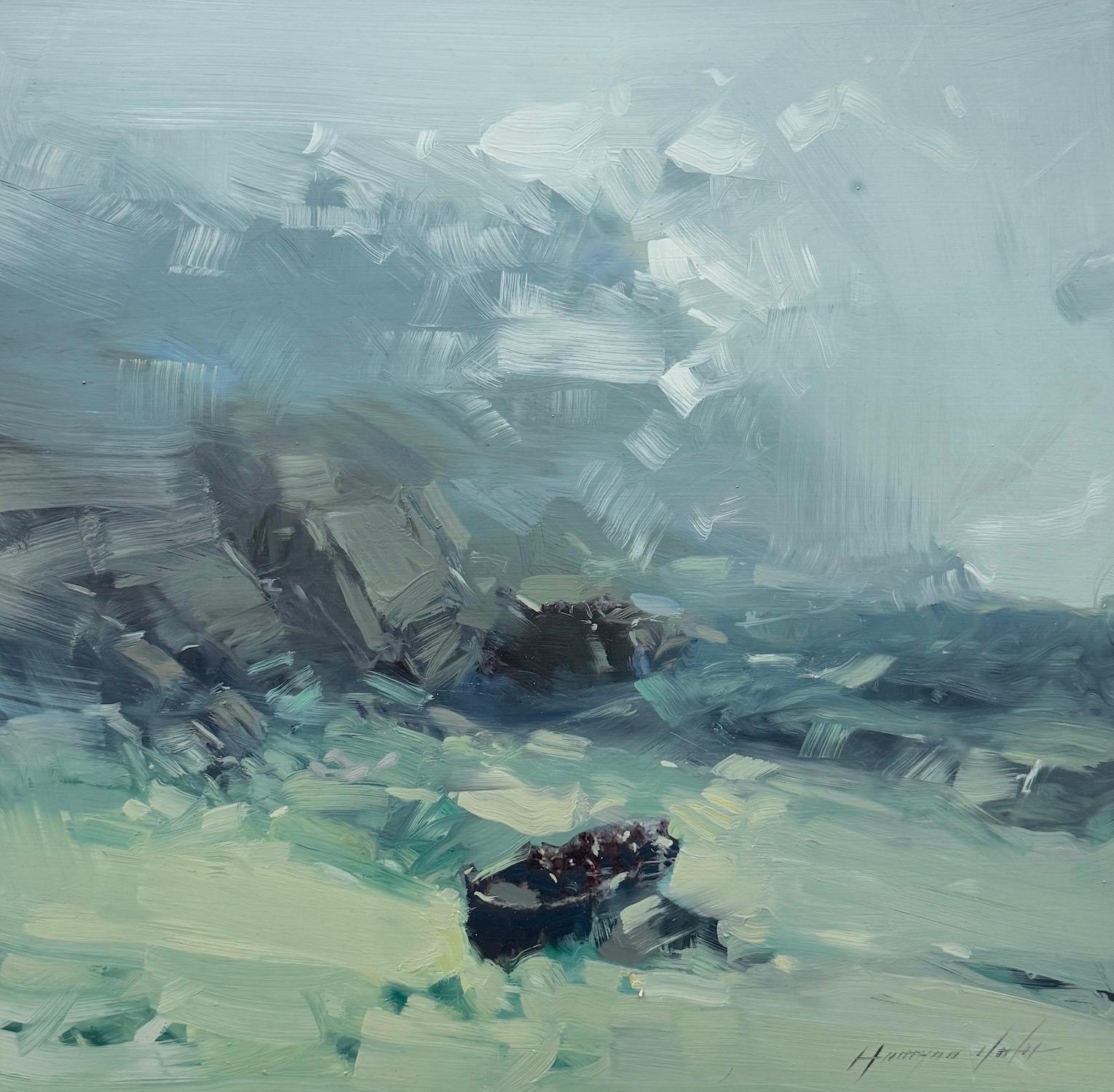 Après la tempête Impressionnisme Peinture à l
huile originale, prête à être accrochée