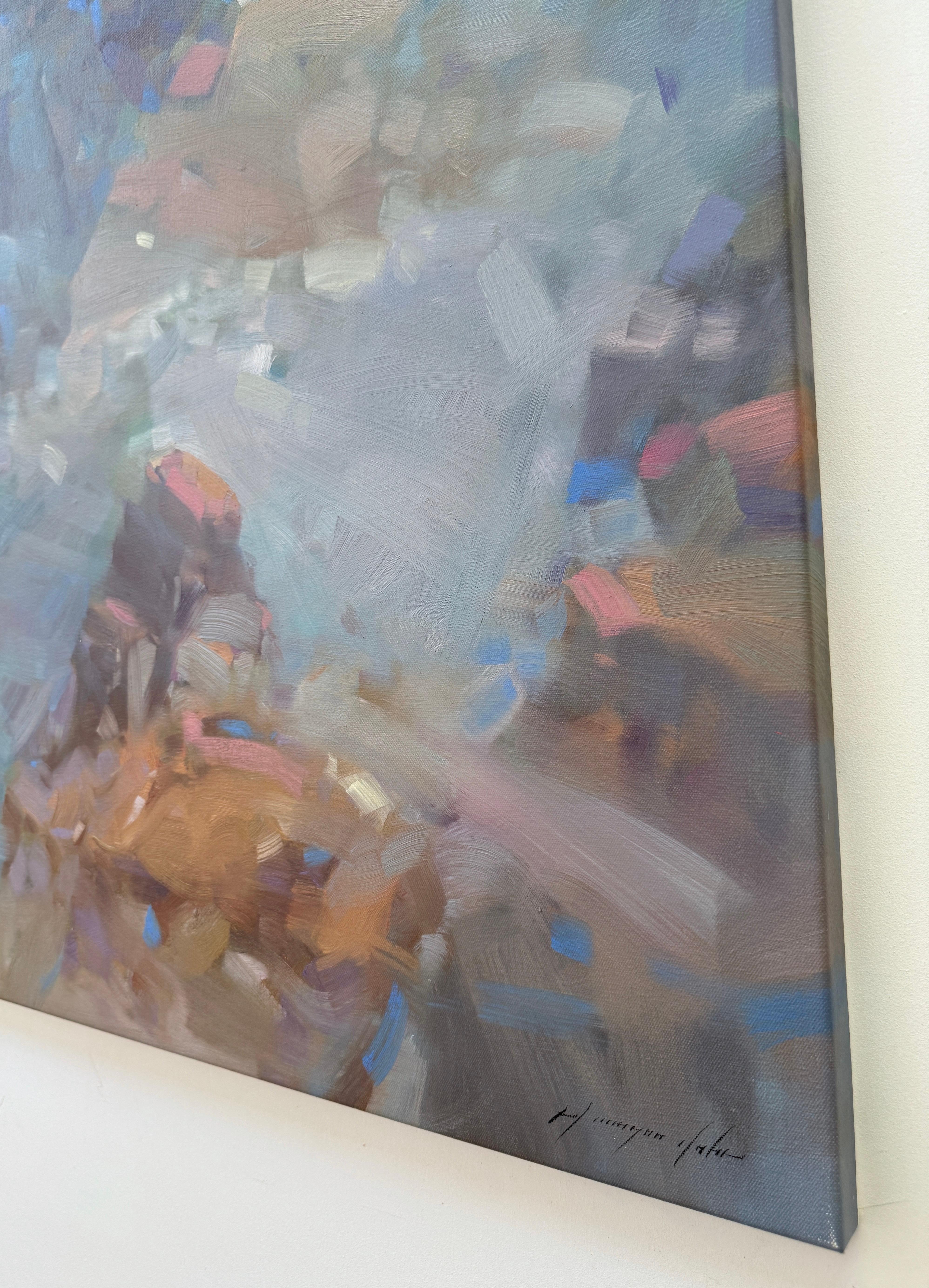 Artista: Vahe Yeremyan 
Opera: Pittura a olio originale, opera d'arte fatta a mano, pezzo unico 
Mezzo: Olio su tela 
Anno: 2022
Stile: Impressionismo, 
Oggetto: Alpi
Dimensioni: 43,5