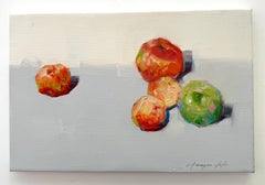 Apples, Still Life Original oil Painting, Ready to Hang
