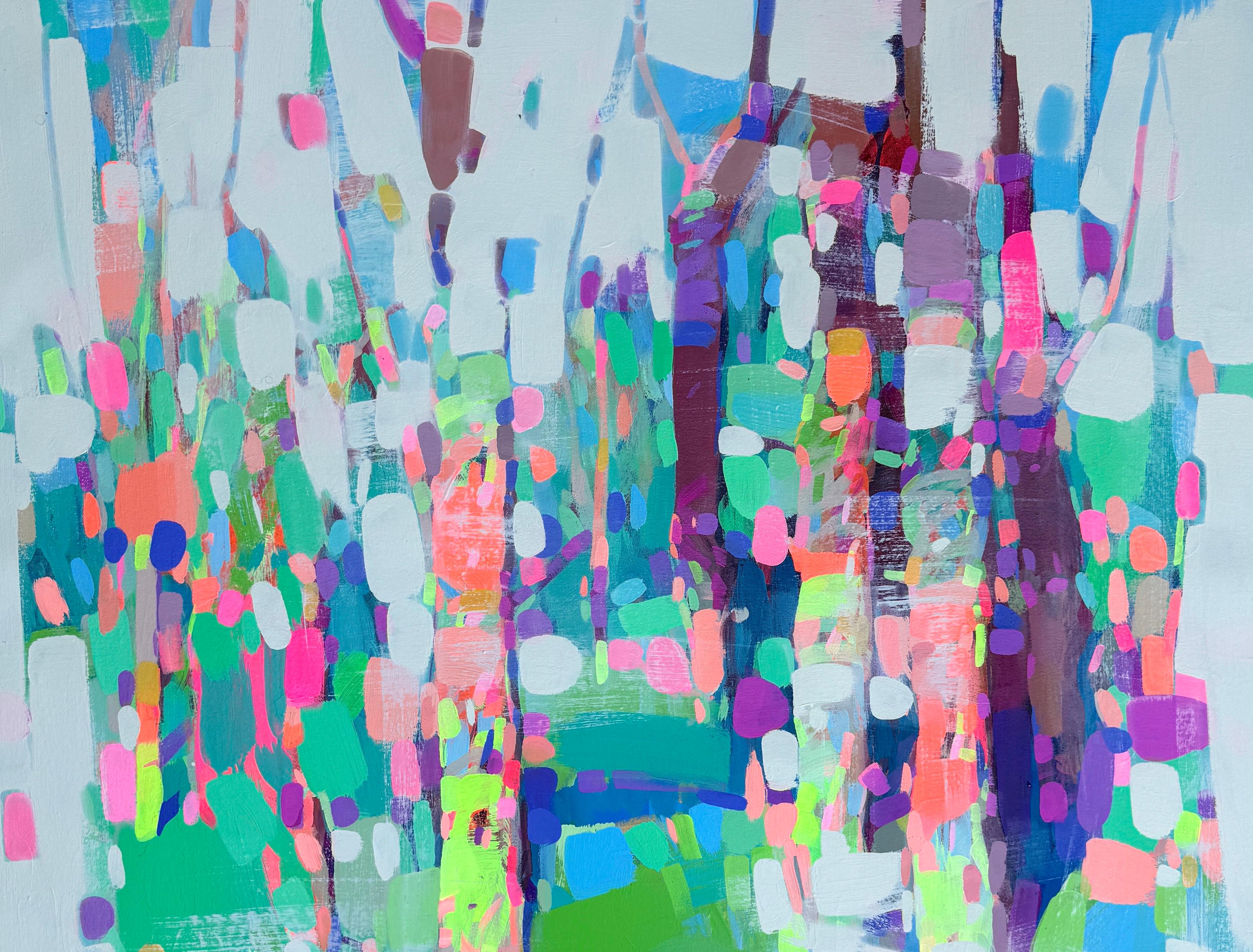 Aspen, Arte contemporanea, Pittura ad olio originale, Pronta da appendere - Painting Impressionismo di Vahe Yeremyan
