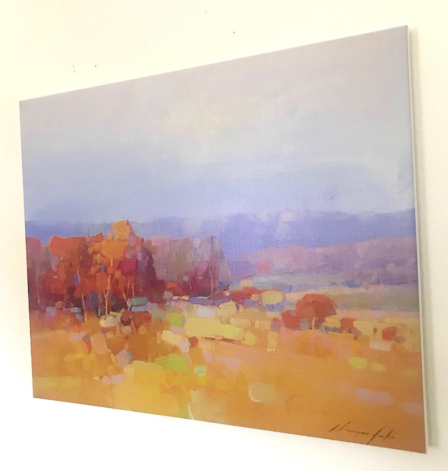 Autumn Palette, Print on Canvas - Painting by Vahe Yeremyan