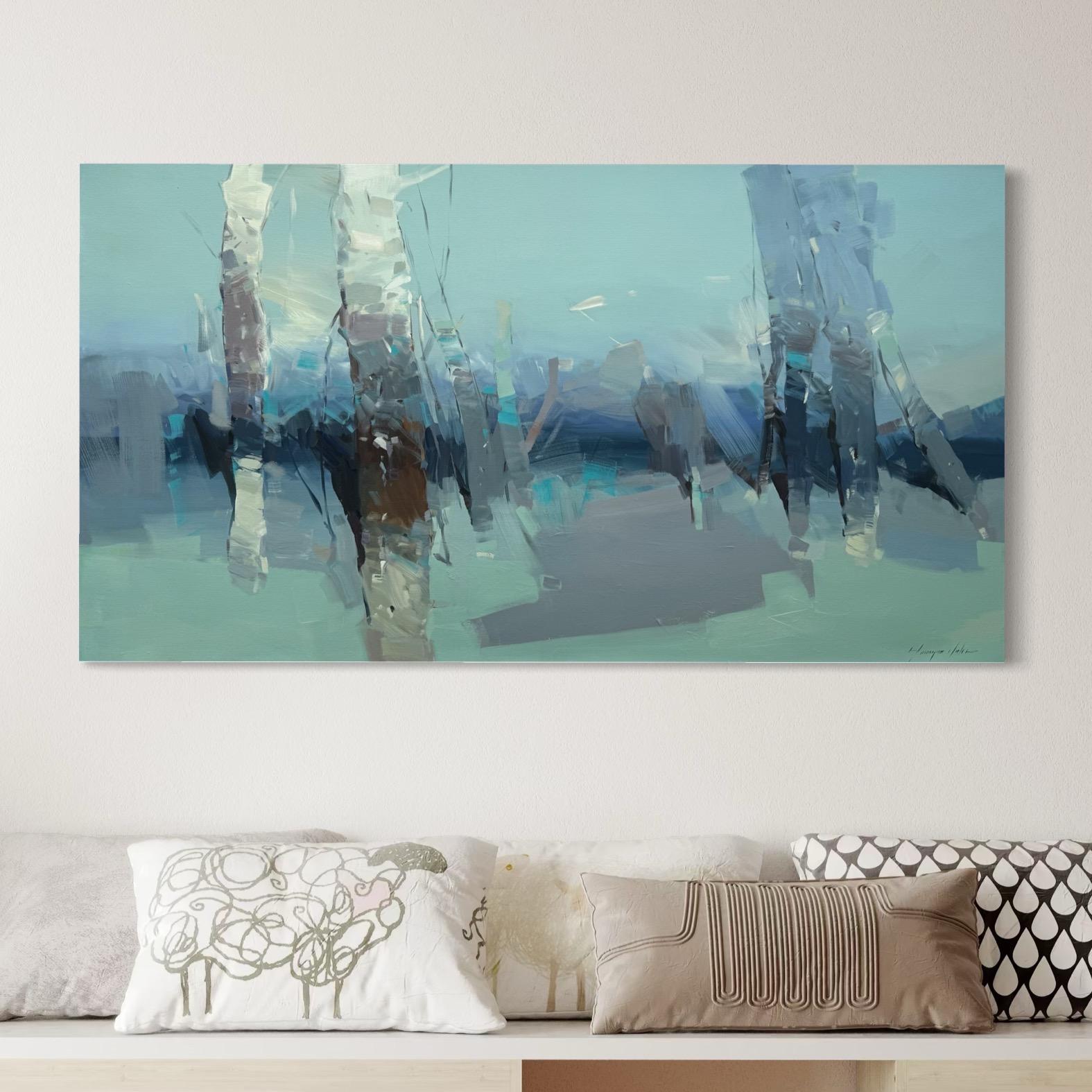 Artiste : Vahe Yeremyan
Titre : Bouleaux au clair de lune
Médium : Huile sur toile
Année : 2025
Style : Impressionnisme
Dimensions : 29