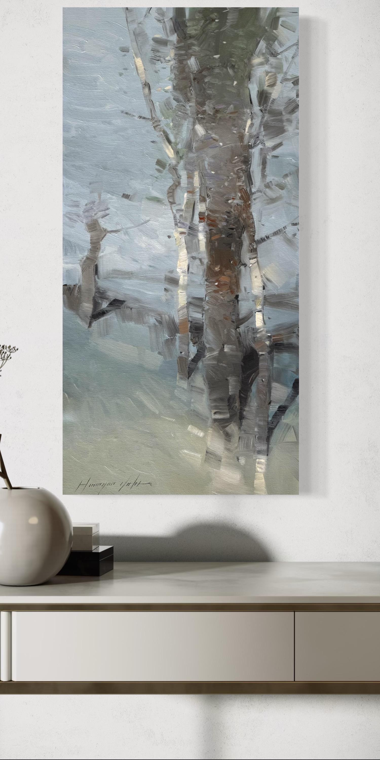 Artiste : Vahe Yeremyan
Titre : Bouleaux
Médium : Huile sur toile
Année : 2025
Style : Impressionnisme
Dimensions : 26