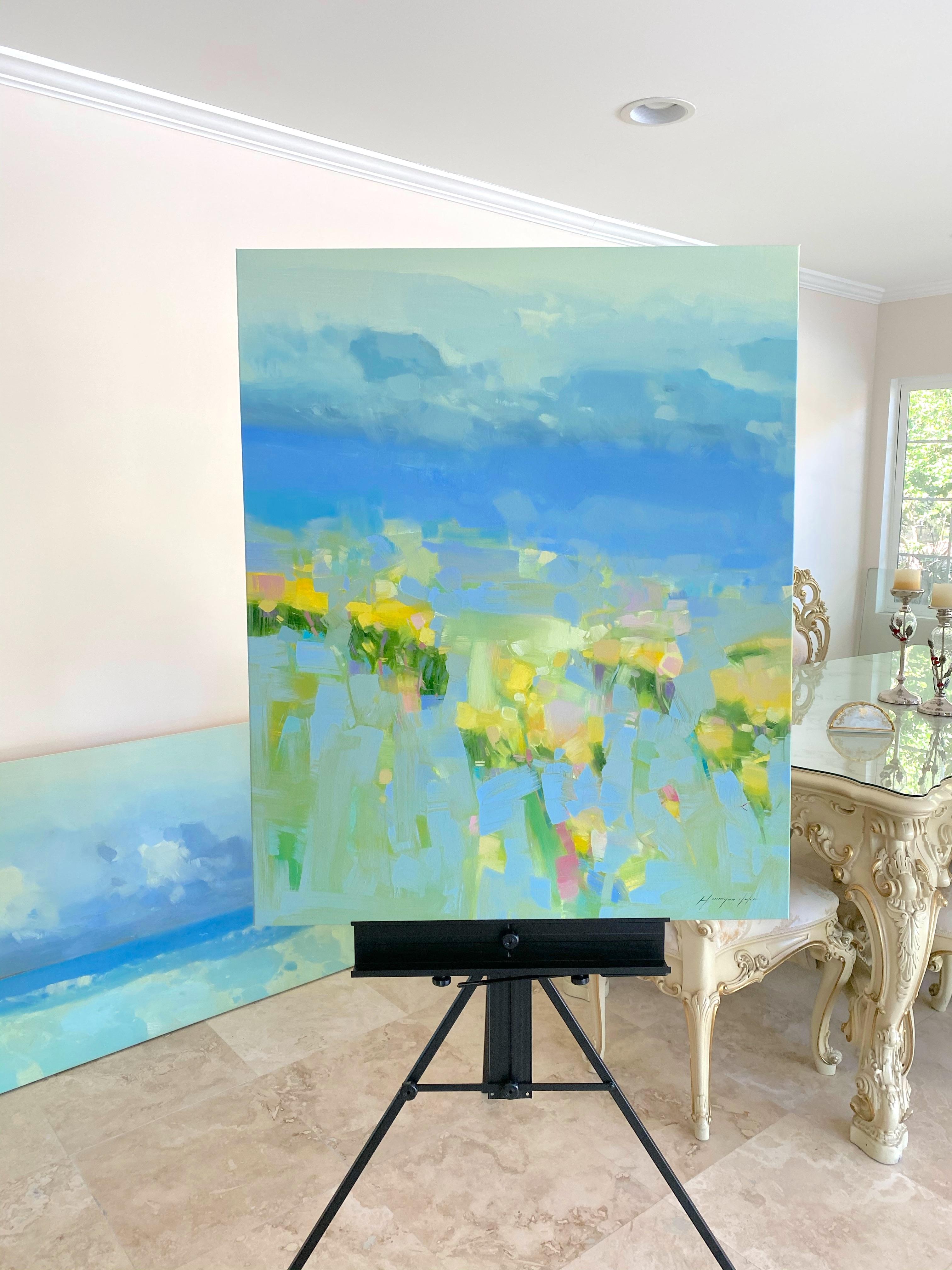 Blossom Spring, Original oil Painting, Ready to Hang 2