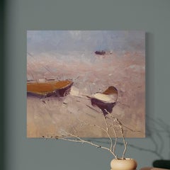 Barcos Náutica Pintura al óleo original, lista para colgar