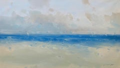 Breeze, Seascape, Original oil Painting, Ready to Hang