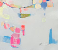 Canoes, Contemporary art, Original oil Painting, Ready to Hang