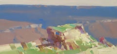 Canyon Rock, Landscape, Original oil Painting, Ready to Hang