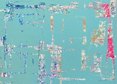 Century Wall, Arte Abstracto, Pintura Original, Lista para Colgar
