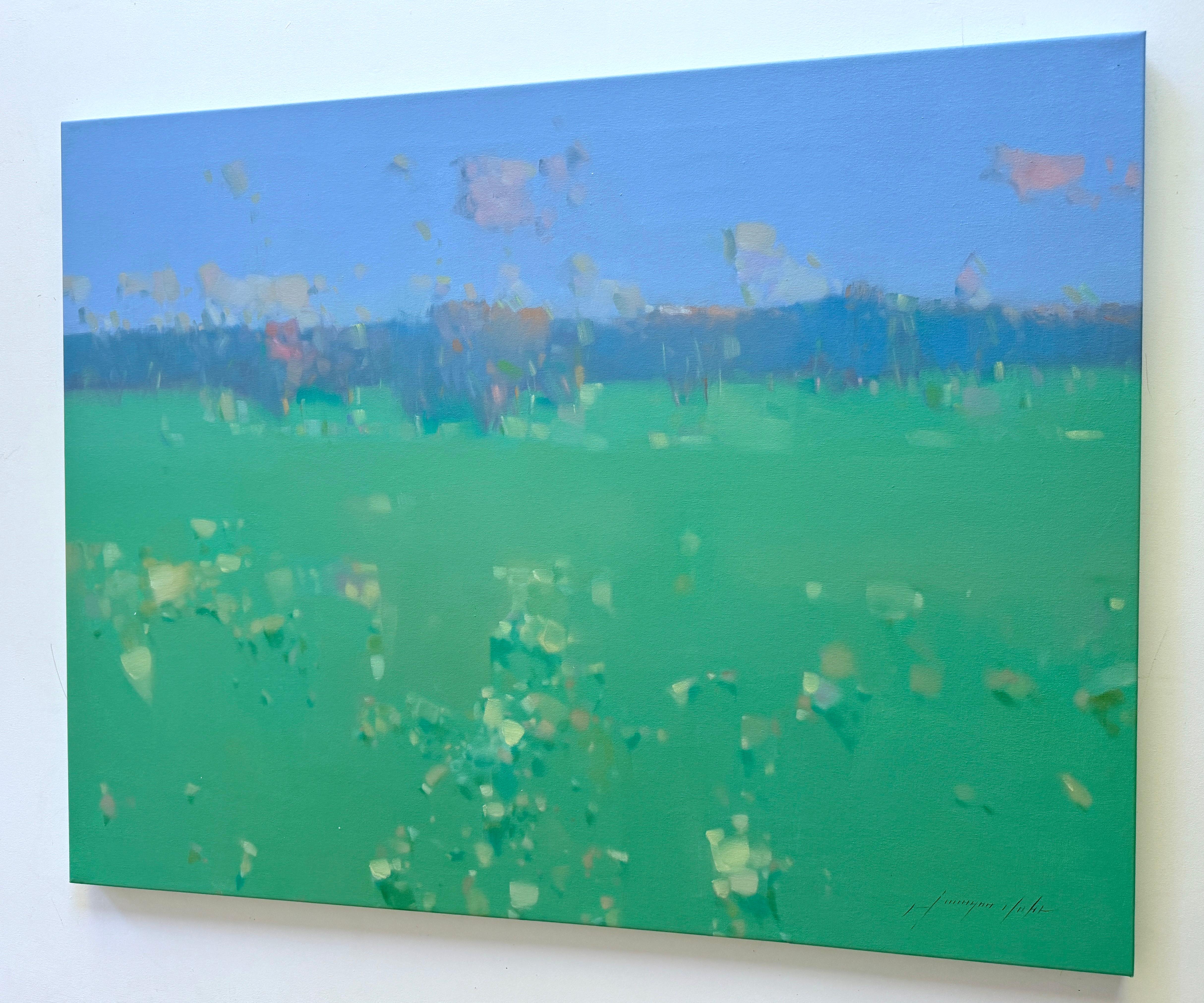 Pittura ad olio di paesaggio, Impressionismo, estate, olio su tela
Artista: Vahe Yeremyan 
Opera: Pittura a olio originale, opera d'arte fatta a mano, pezzo unico 
Mezzo: Olio su tela 
Anno: 2024
Stile: Impressionismo, 
Oggetto: Campo di