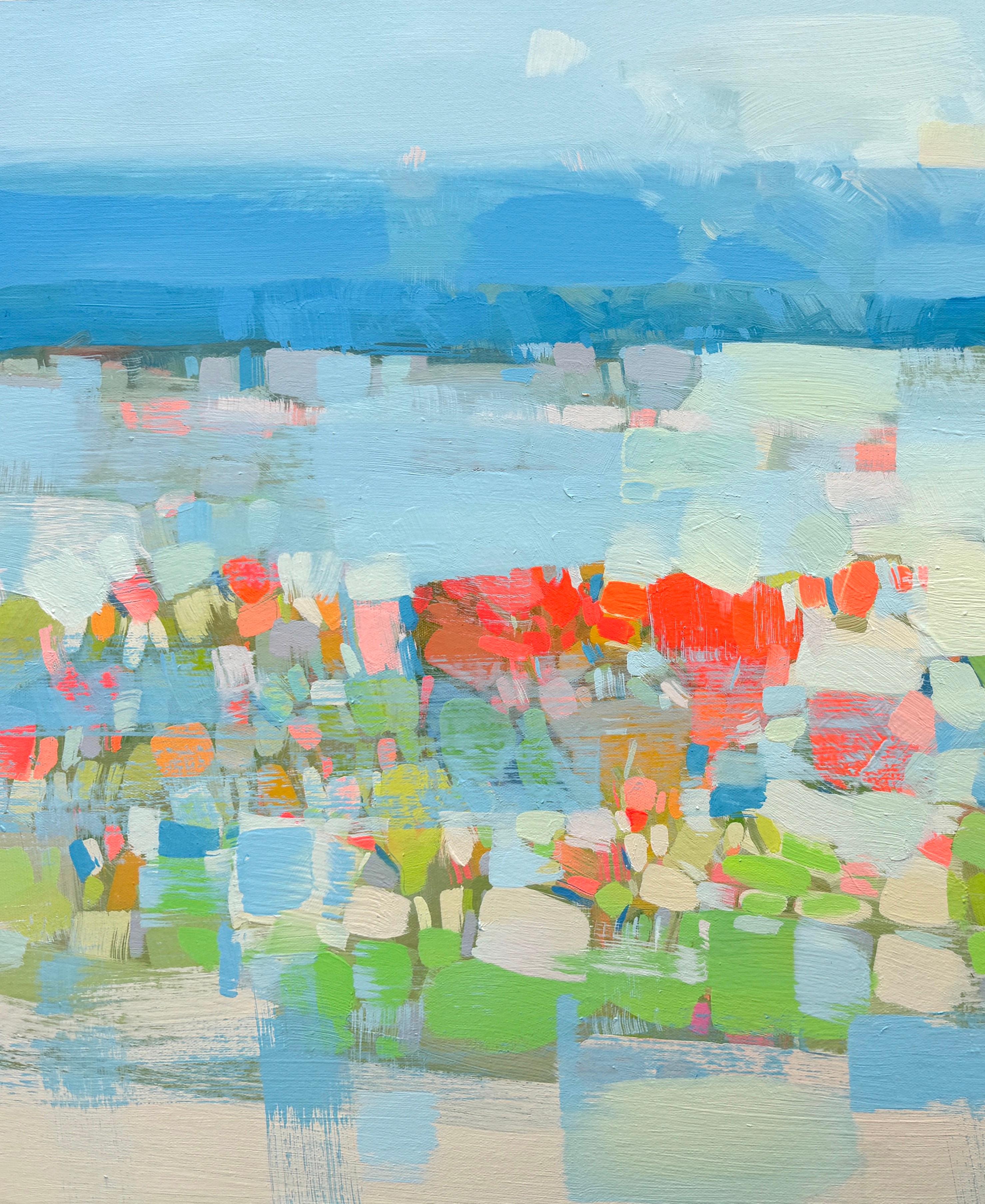 Deserto, Pittura a olio originale, pronta da appendere - Painting di Vahe Yeremyan