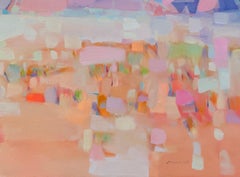 Desert View Landscape Impressionism Original oil Painting, Ready to Hang