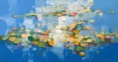 Echoes of Monet, Floral Impressionism Original oil Painting, Ready to Hang
