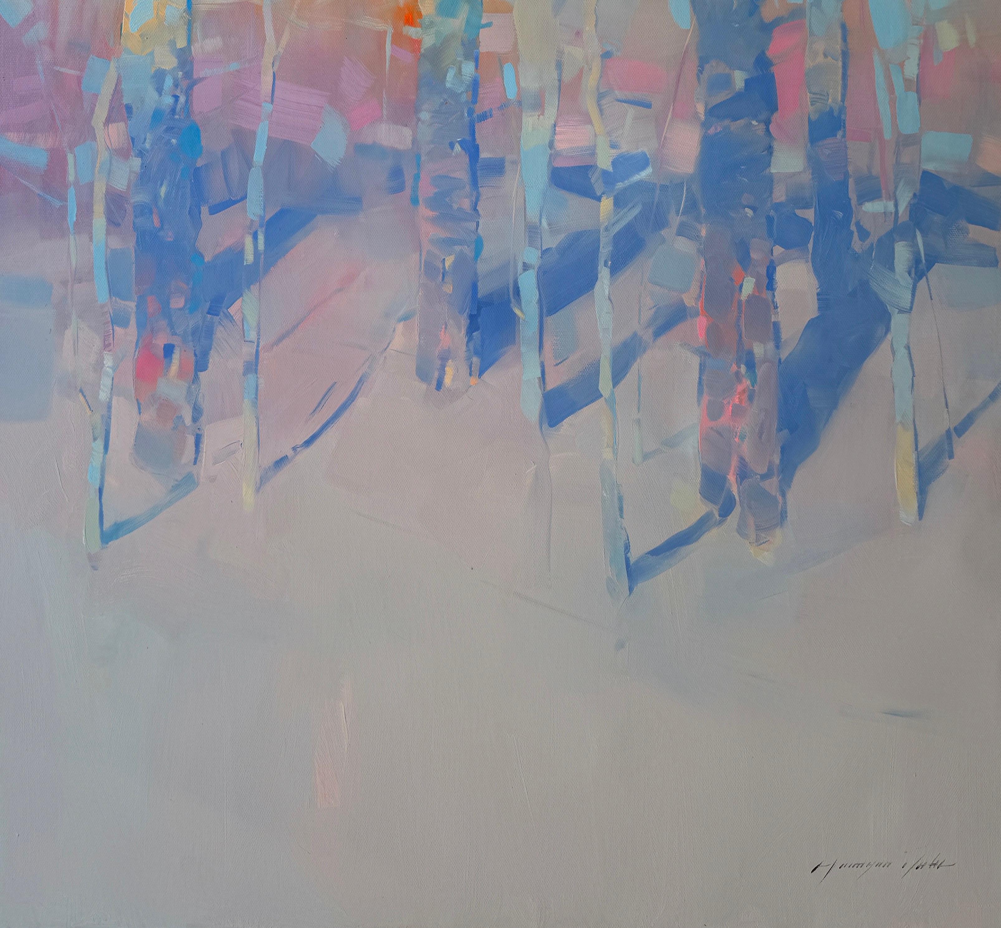 Paesaggio Impressionista, Pittura ad olio originale su lino
Artista: Vahe Yeremyan 
Opera: Pittura a olio originale, opera d'arte fatta a mano, pezzo unico 
Mezzo: Olio su tela 
Anno: 2024
Stile: Impressionismo 
Titolo: Alberi della sera
Dimensioni: