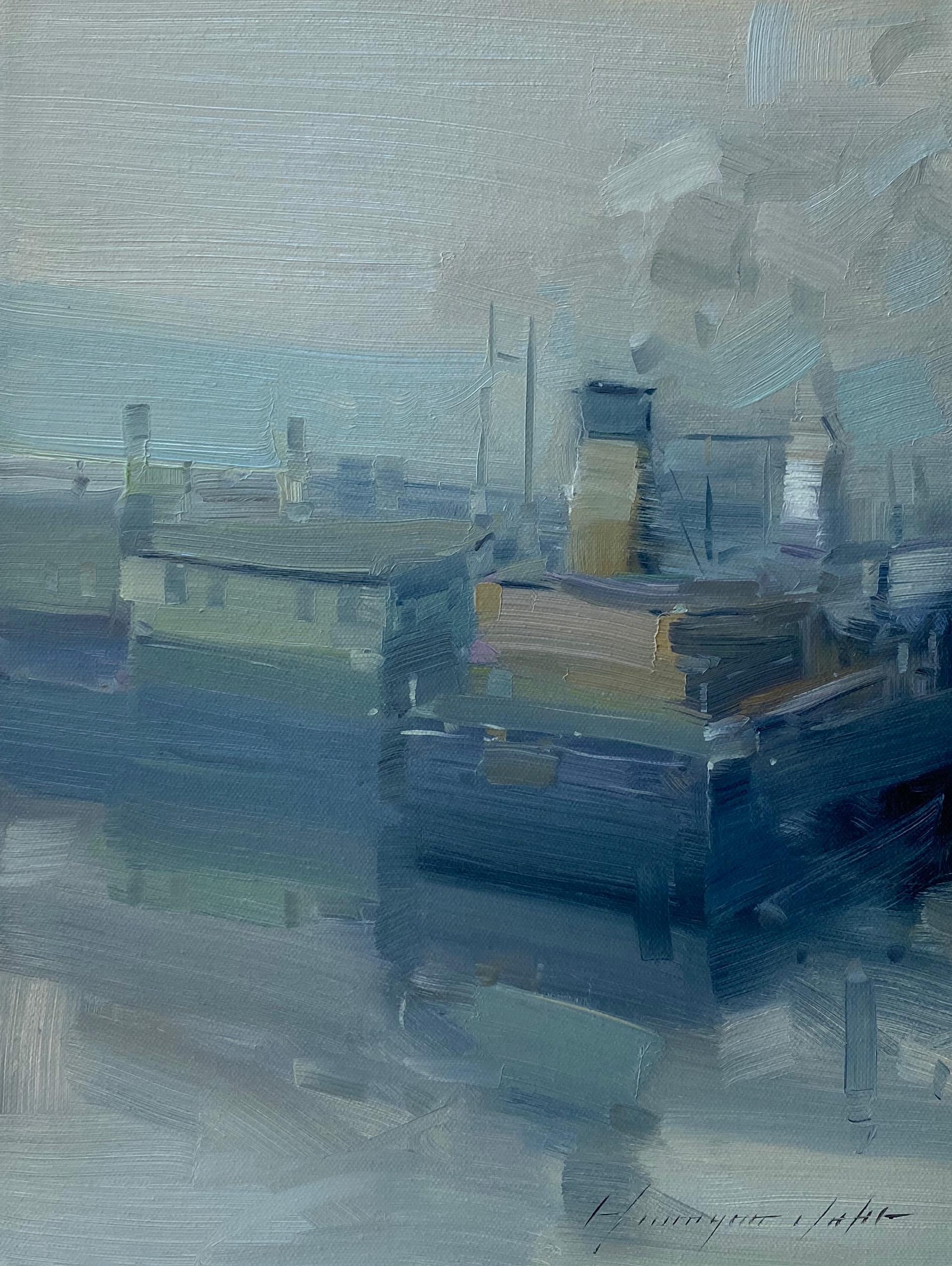 Landscape Painting di Vahe Yeremyan - Fabbrica, Pittura a olio originale, pronta da appendere