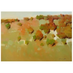 Fall, Landscape Artwork Original oil Painting, Ready to Hang