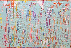 Falling Up, Abstract,  Pearl, Original Painting, Ready to Hang