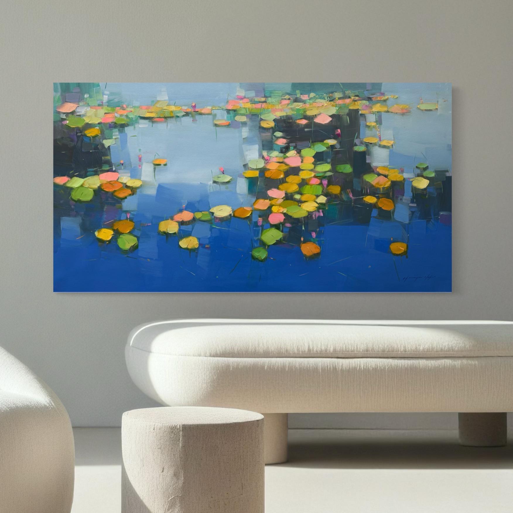 Künstler: Vahe Yeremyan
Titel: Schwimmende Lilien
Medium: Öl auf Leinwand
Jahr: 2025
Stil: Impressionismus
Abmessungen: 30