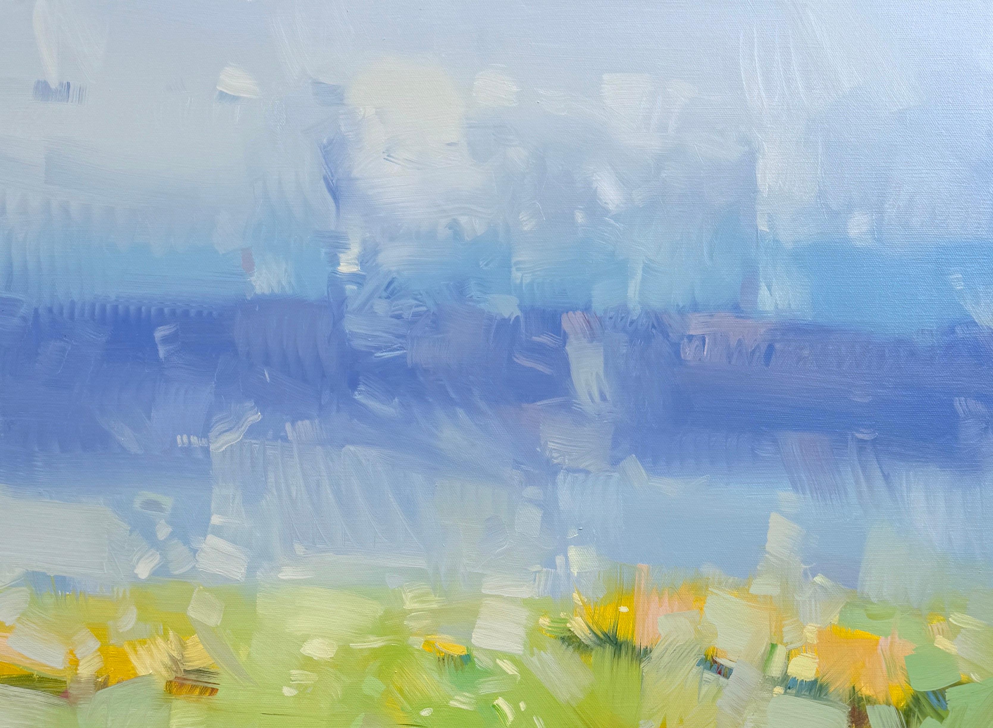 Artist: Vahe Yeremyan 
Work: Original Oil Painting, Handmade Artwork, One of a Kind 
Medium: Oil on Linen
Year: 2024
Style: Impressionism, 
Title: Flowers Valley,
Size: 45