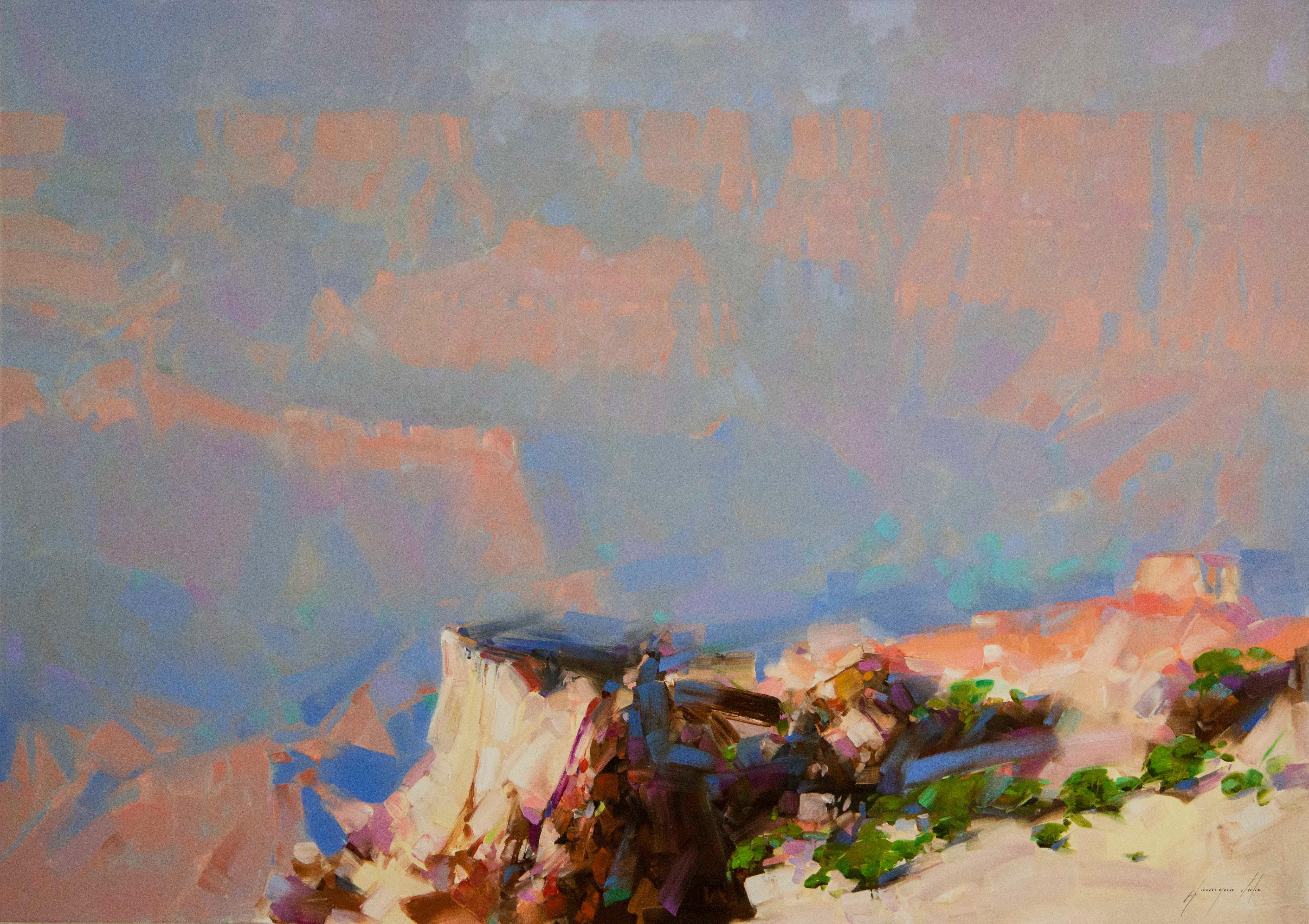 Vahe Yeremyan Landscape Painting - Grand Canyon - Arizona, Original Oil Painting, Ready to Hang