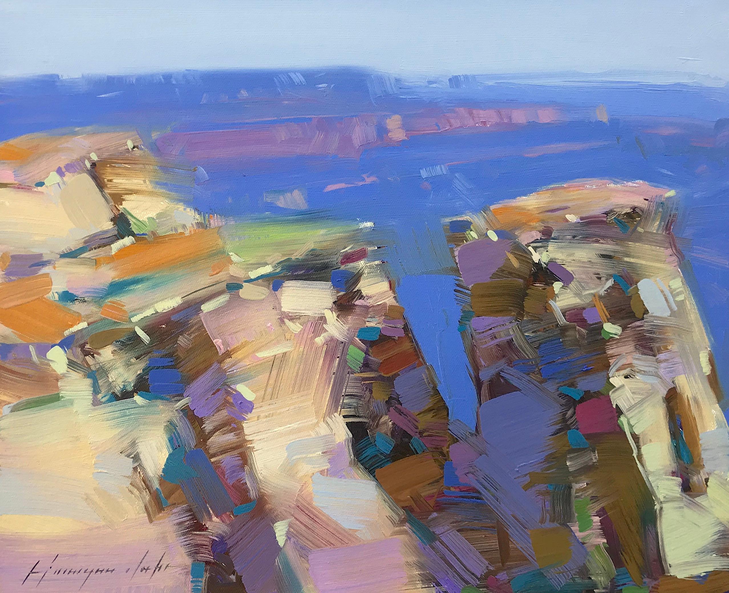 Grand Canyon, Original Oil Painting, Handmade Artwork