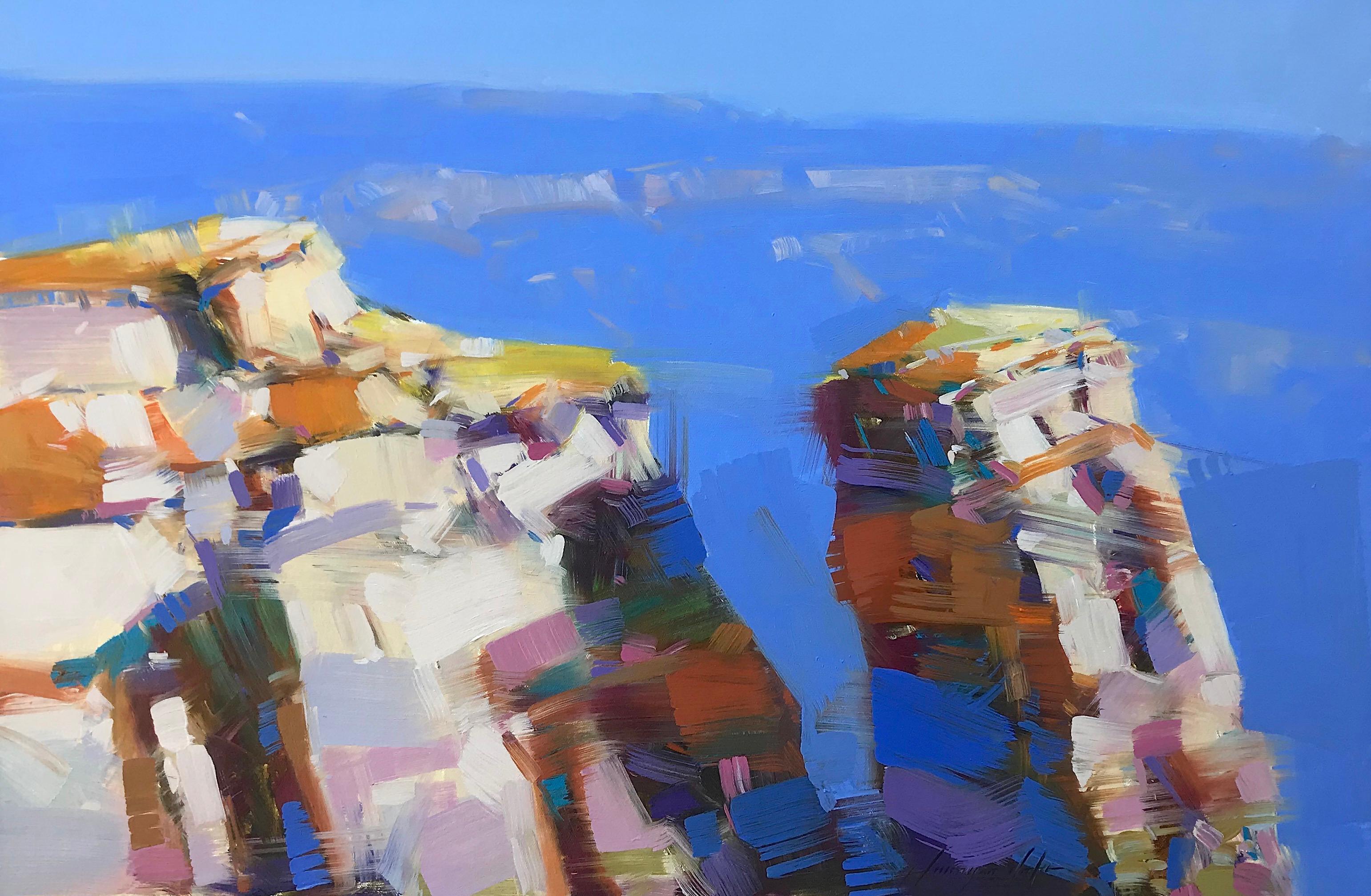 Vahe Yeremyan Landscape Painting - Grand Canyon, Original Oil Painting, Handmade Artwork
