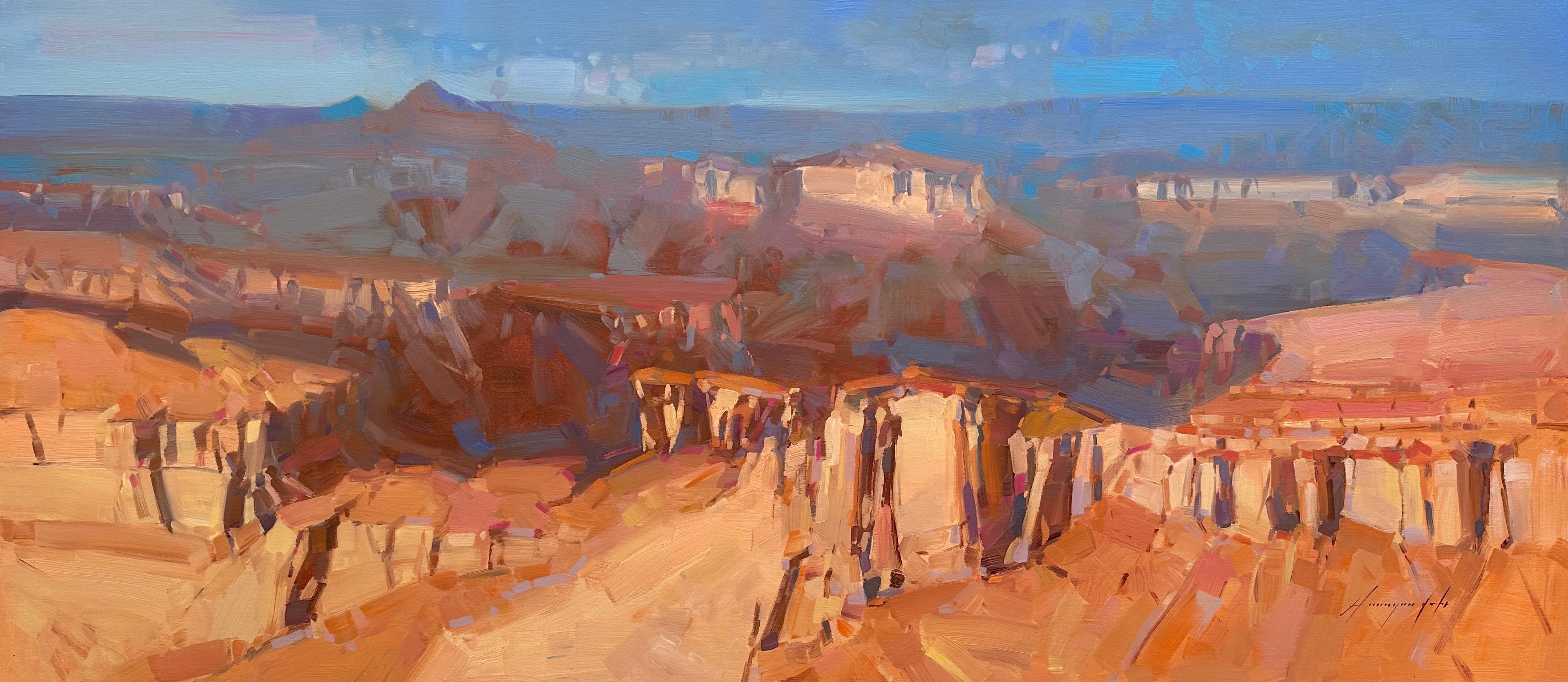 Vahe Yeremyan Landscape Painting – Grand Canyon, Original-Ölgemälde, hängefertig