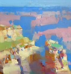 Grand Canyon, Landscape Impressionism Original oil Painting, Ready to Hang
