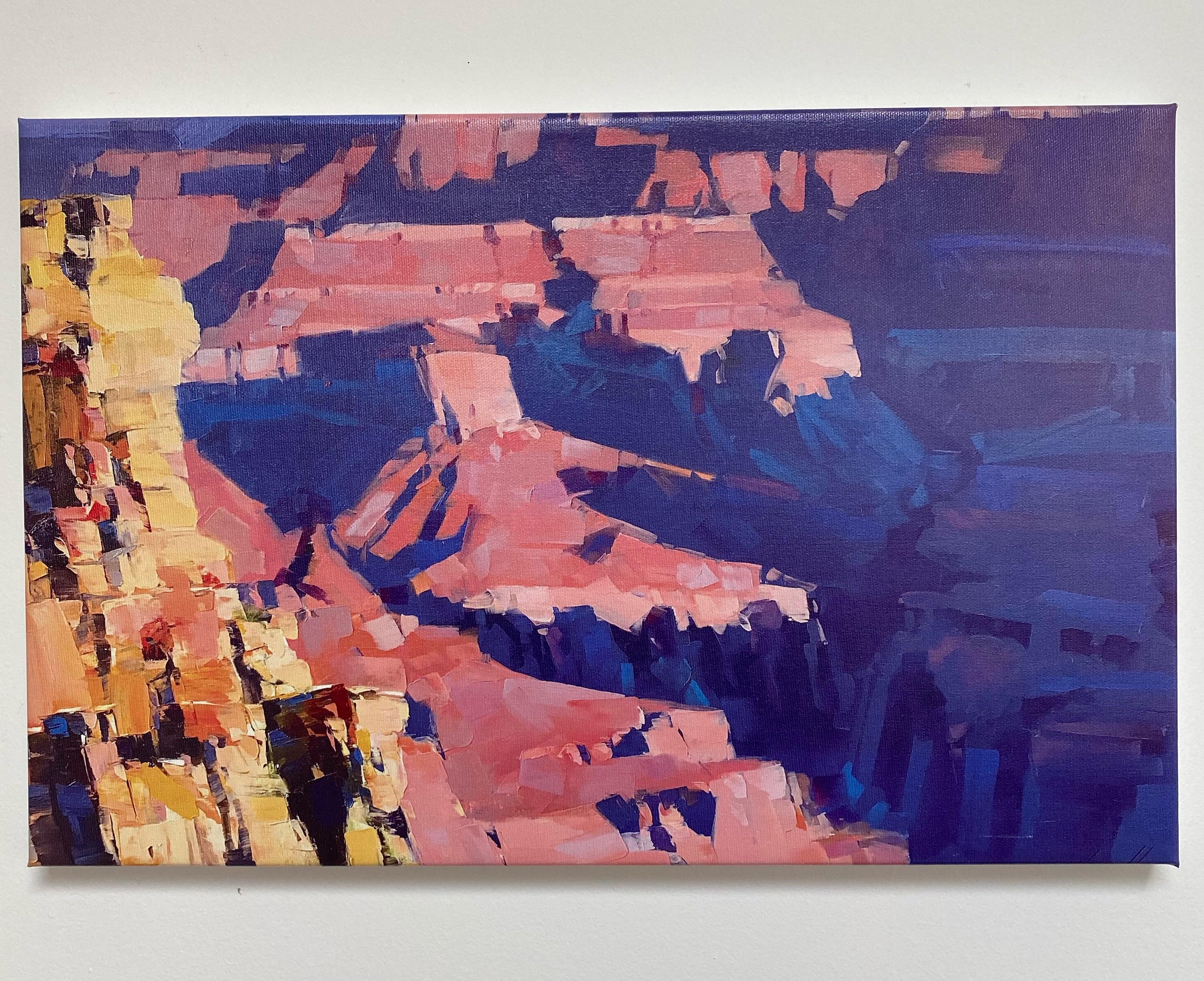 Grand Canyon, Print on Canvas - Painting by Vahe Yeremyan