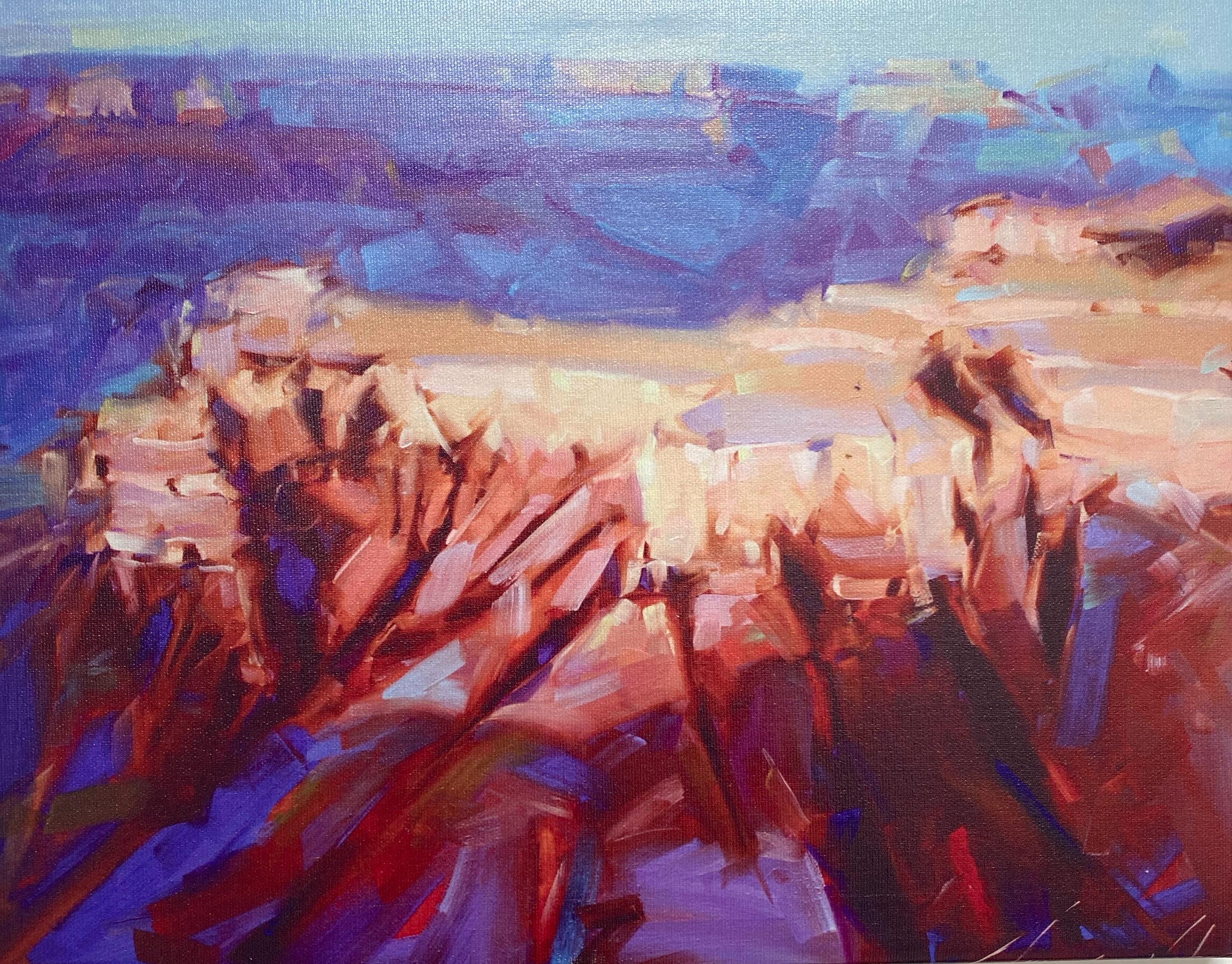 Vahe Yeremyan Landscape Painting – Grand Canyon, Druck auf Leinwand