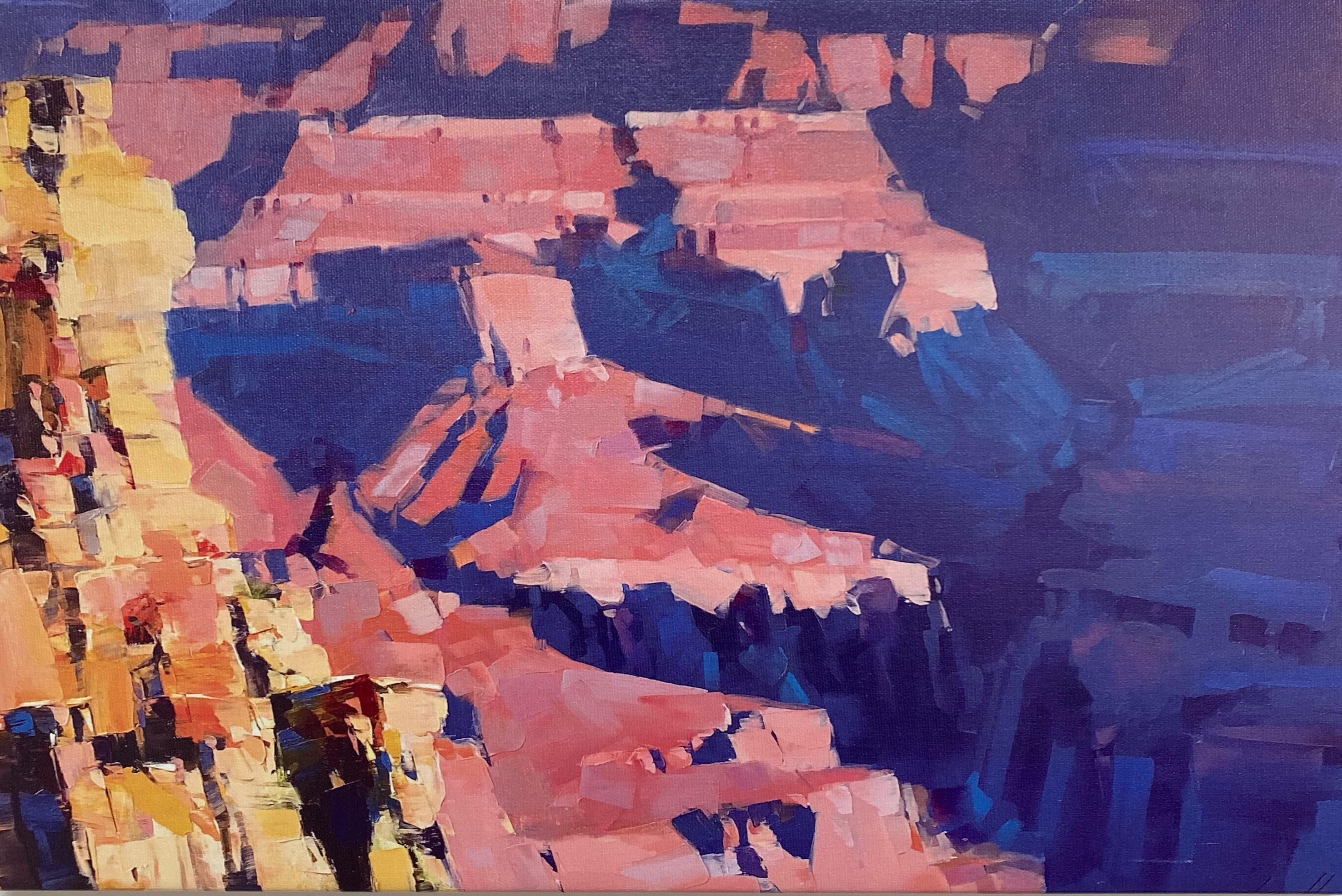 Vahe Yeremyan Landscape Painting - Grand Canyon, Print on Canvas