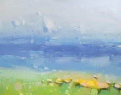 Greene & Greene, Paesaggio, Pittura ad olio originale, Pronta per essere appesa, Impressionismo