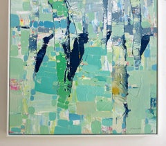 Grove Landscape Contemporary art Original oil Painting, Ready to Hang