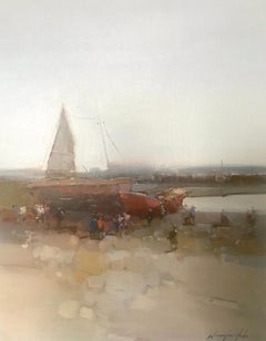 Harbor, Print on Canvas