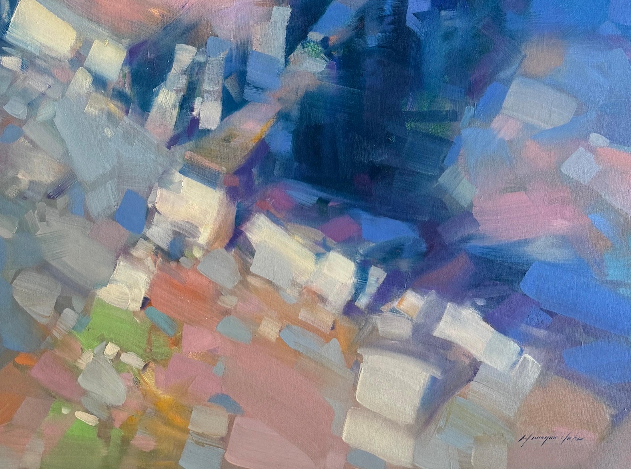 Artista: Vahe Yeremyan 
Opera: Pittura a olio originale, opera d'arte fatta a mano, pezzo unico 
Mezzo: Olio su tela 
Anno: 2024
Stile: Impressionismo, 
Titolo: Indigo Canyon,
Dimensioni: 43