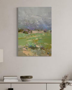 Landscape Original oil Painting, Ready to Hang