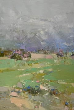 Landscape Original oil Painting, Ready to Hang