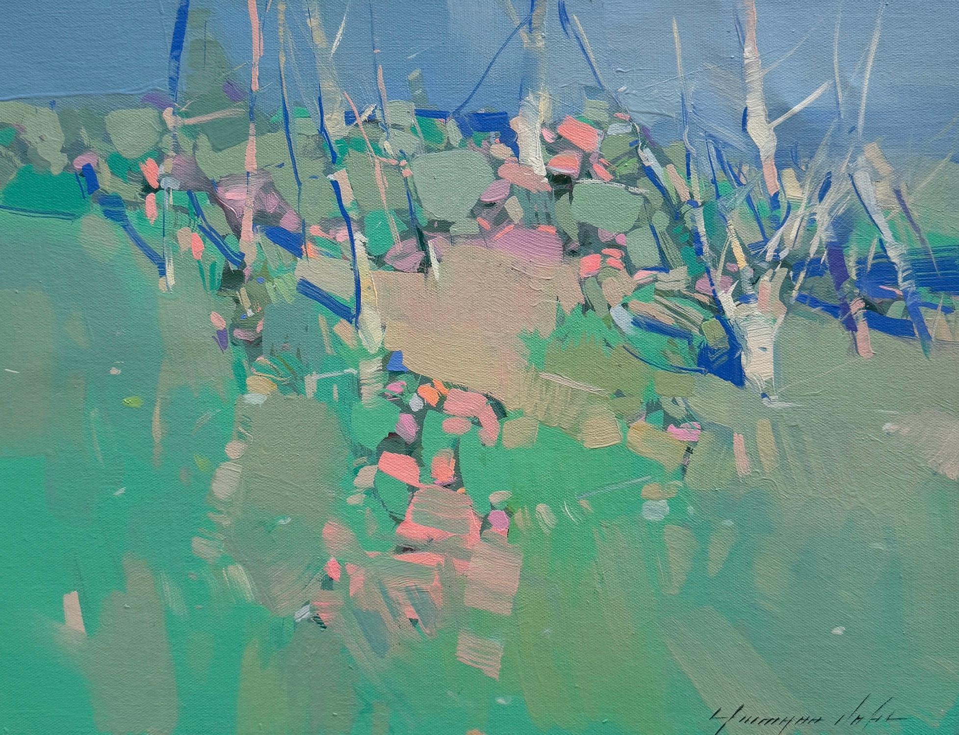 Landscape Original oil Painting, Ready to Hang