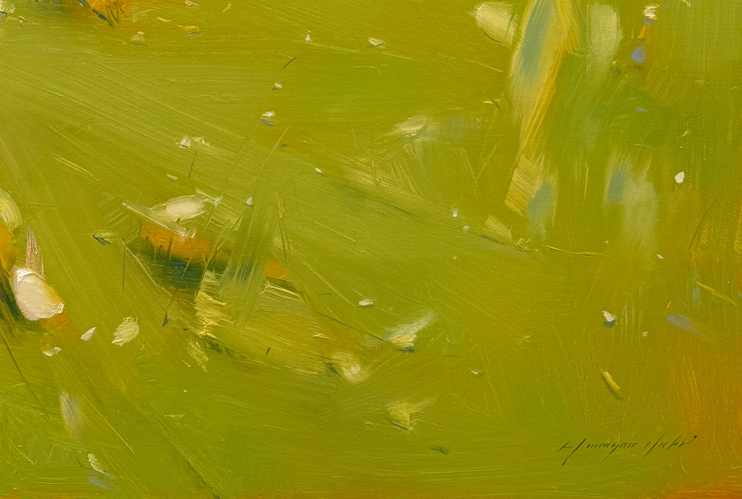 Artista: Vahe Yeremyan 
Opera: Pittura a olio originale, opera d'arte fatta a mano, pezzo unico 
Mezzo: Olio su lino
Anno: 2024
Stile: Impressionismo, 
Titolo: Prato,
Dimensioni: 45