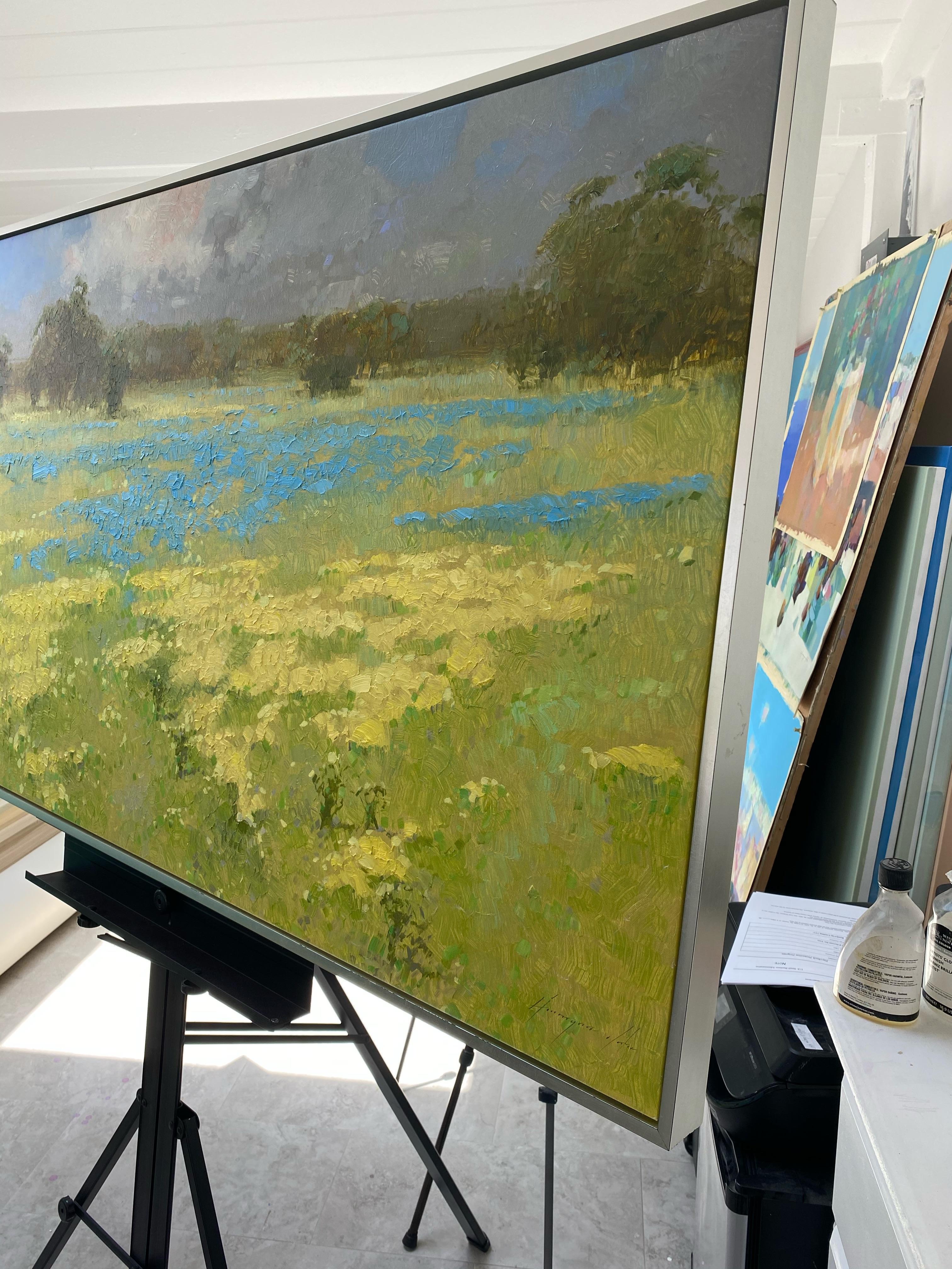 Artist: Vahe Yeremyan 
Work: Original Oil Painting, Handmade Artwork, One of a Kind 
Medium: Oil on Canvas 
Year: 2021
Style: Impressionism, 
Subject: Meadow,
Size: 30