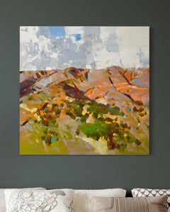 Montecito View Landscape Impressionism Original oil Painting Ready to Hang