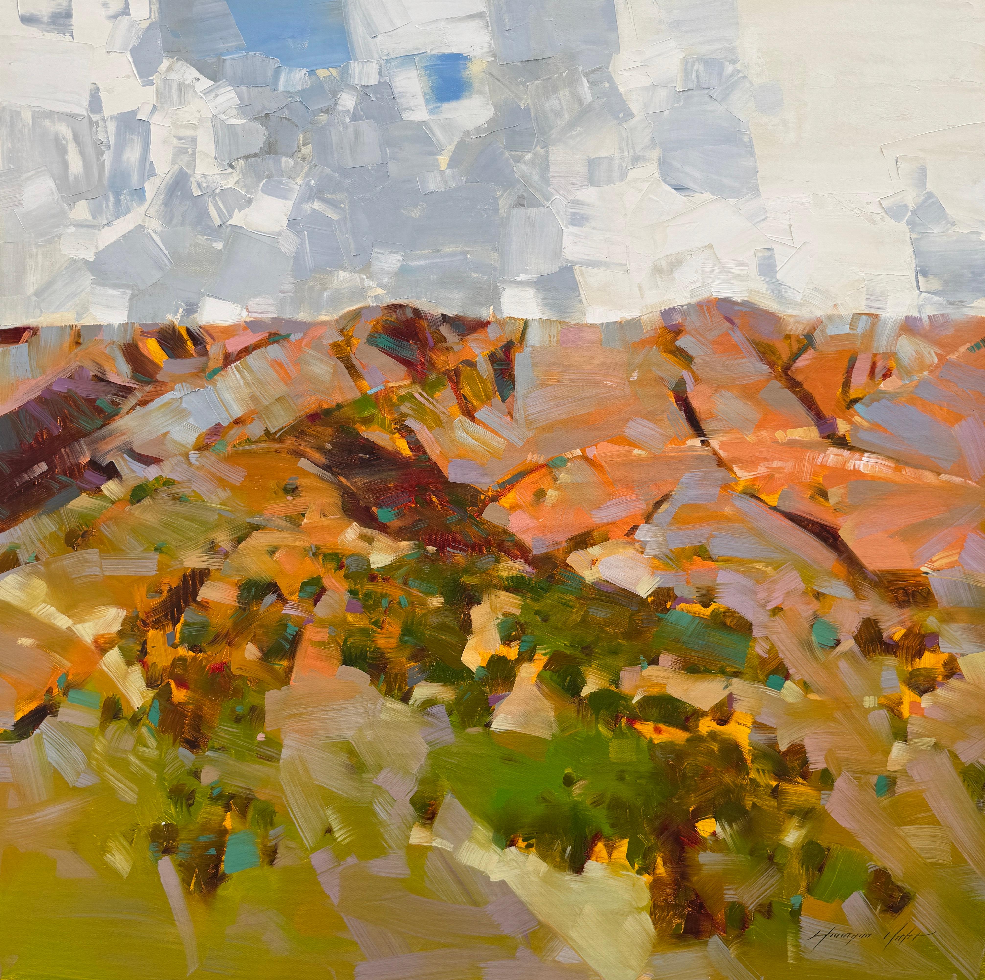 Vahe Yeremyan Landscape Painting - Montecito View Landscape Impressionism Original oil Painting Ready to Hang